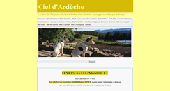 Desktop Screenshot of ciel-ardeche.com